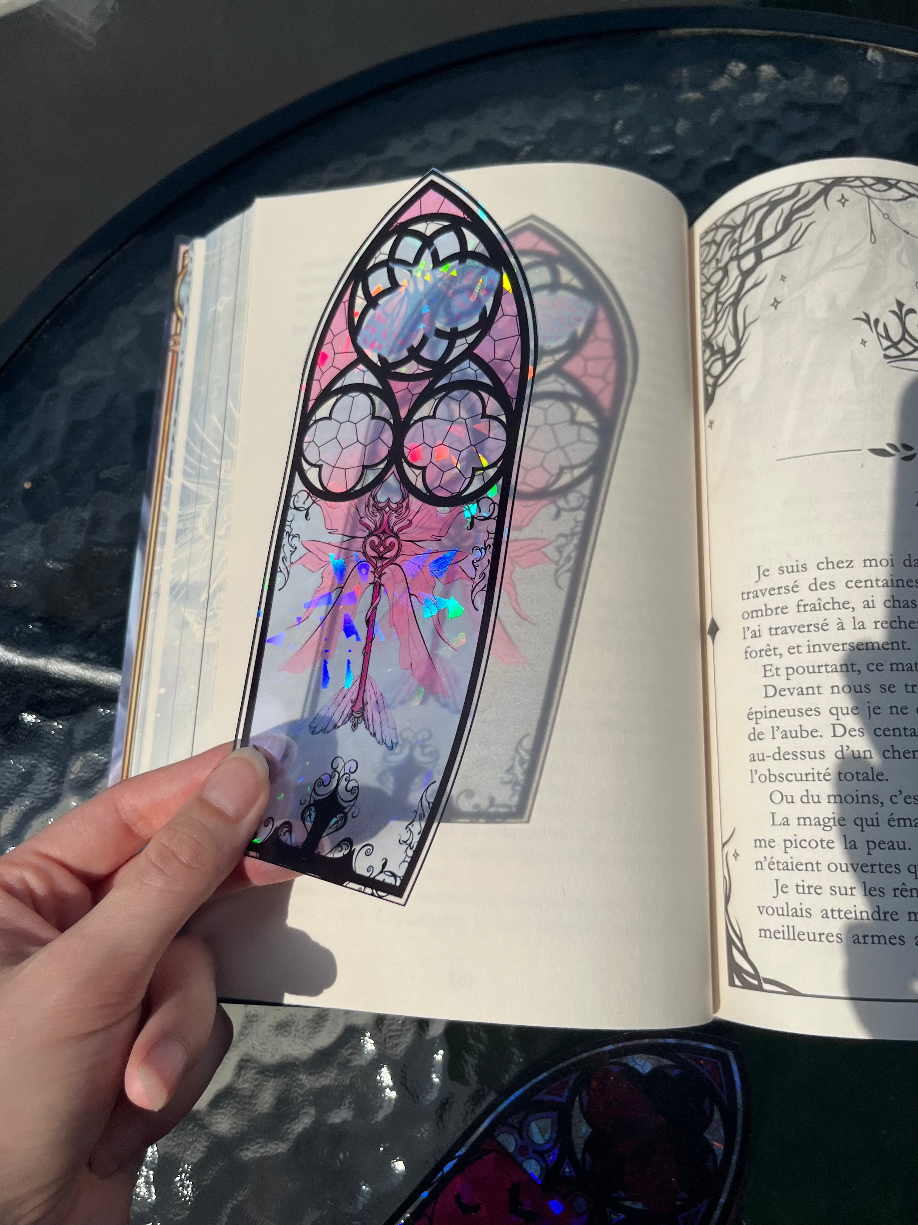Marque page vitrail