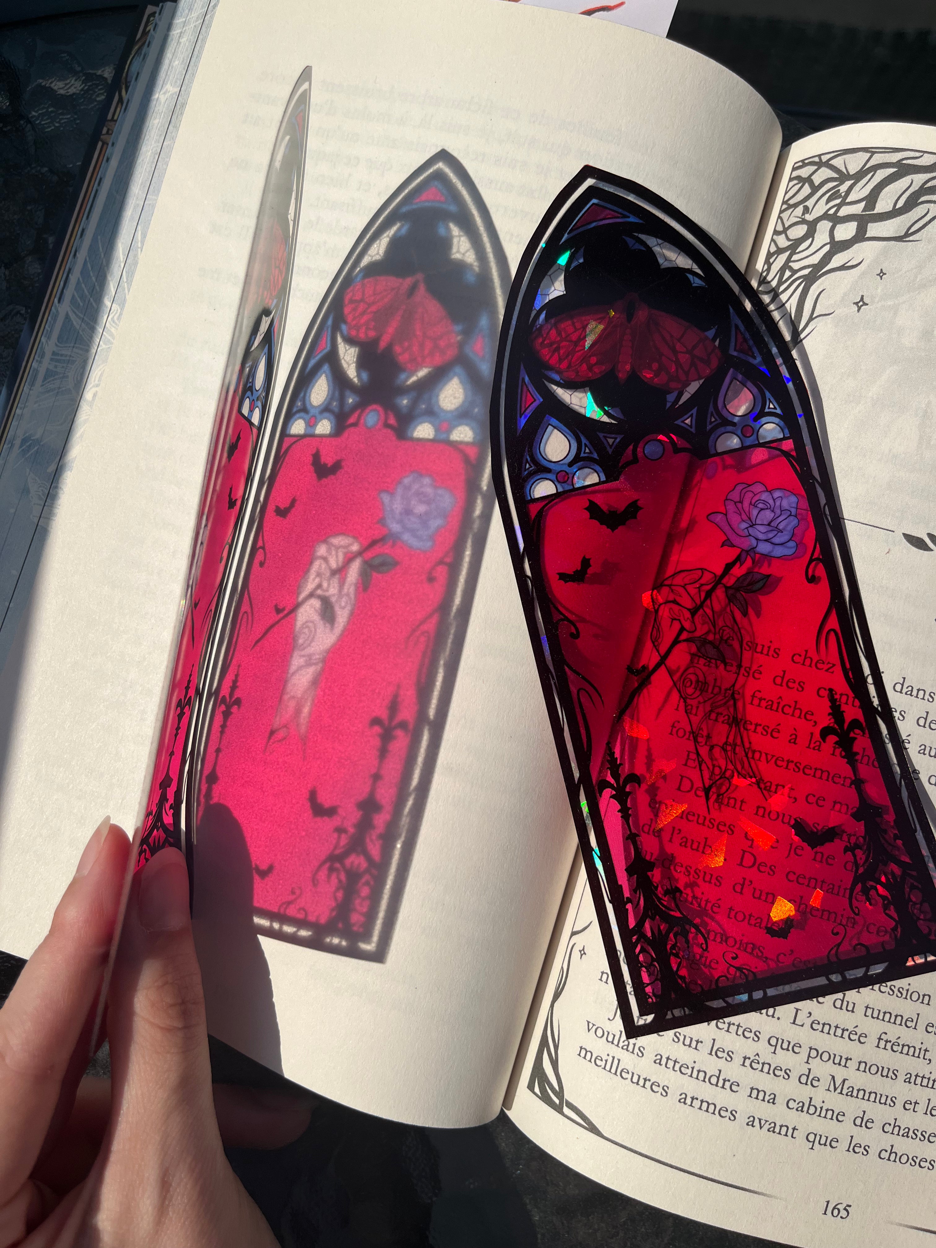 Marque page vitrail