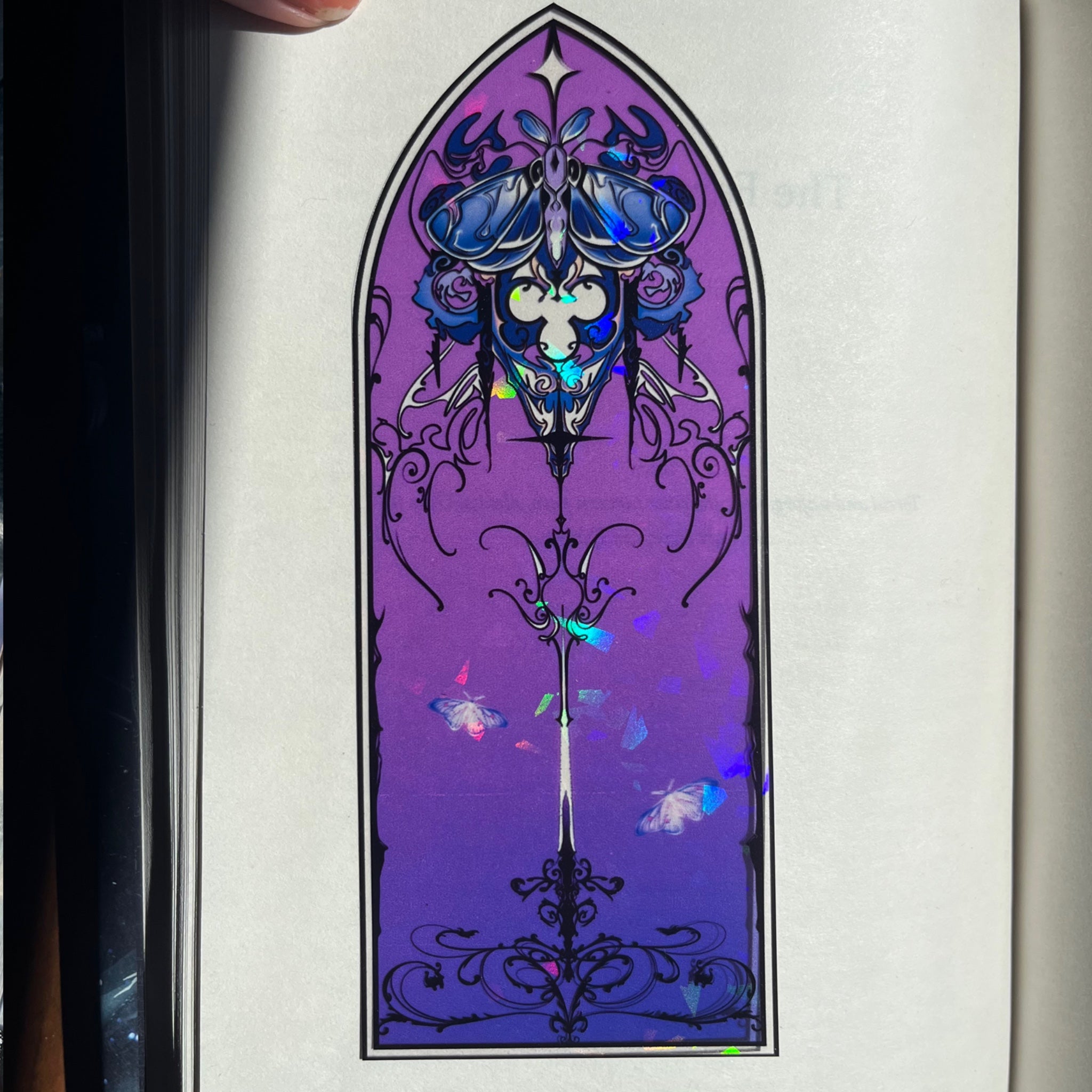 Marque page phalène