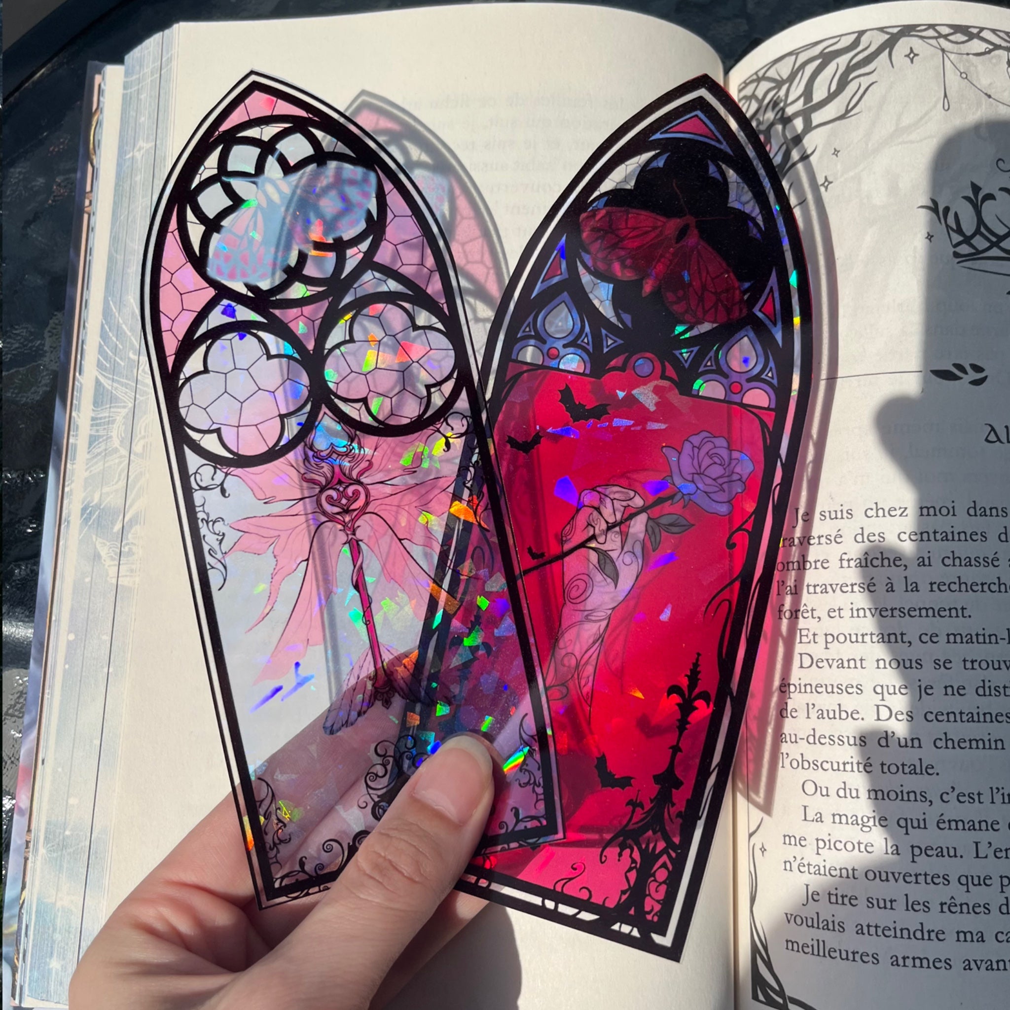 Marque page vitrail