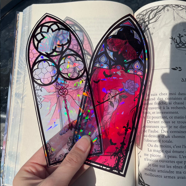 Marque page vitrail