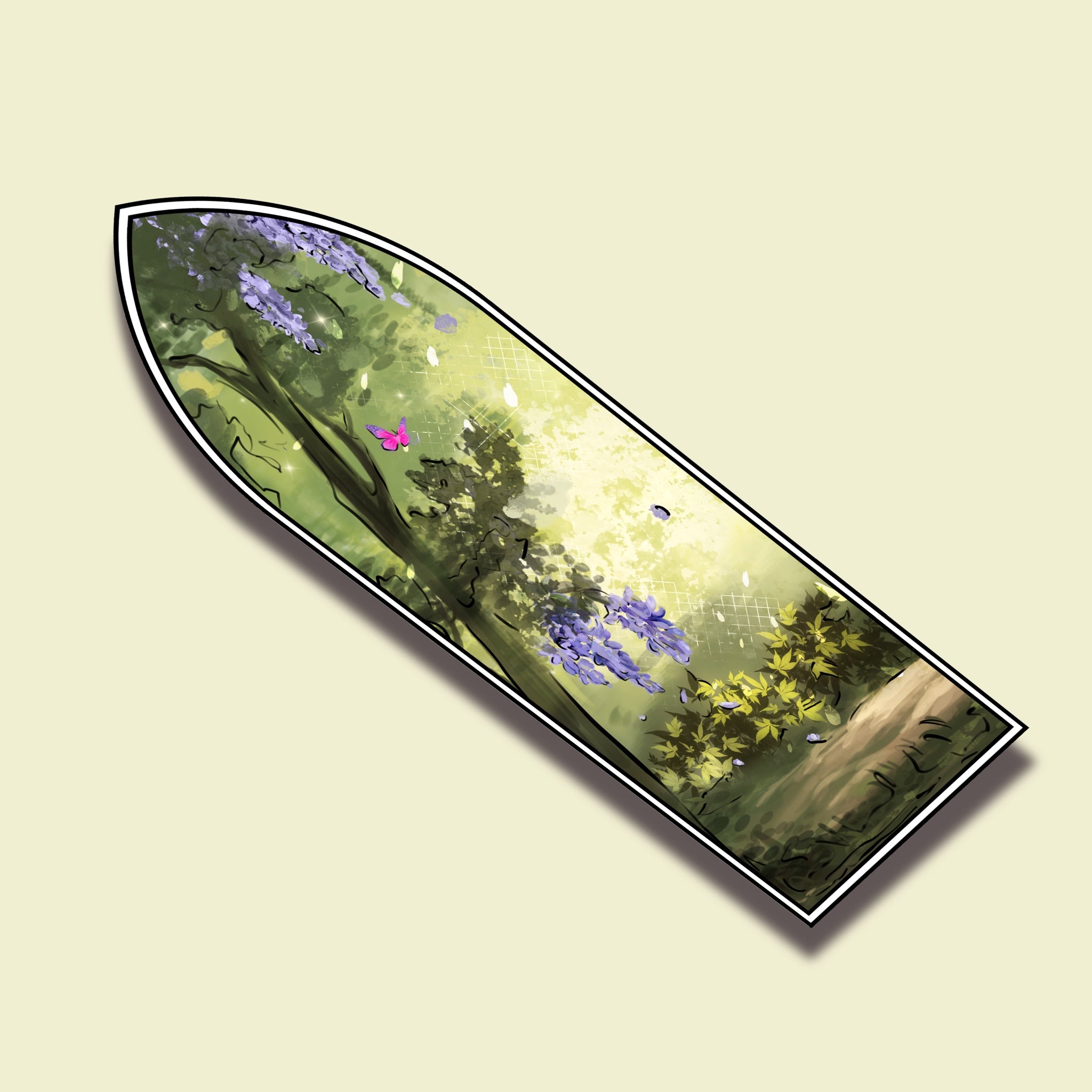 Marque page forêt enchantée